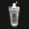 New Hand Washing Gel Saco Lavagem Liquid Saco Transparente Self-Reliance Flip Sacos de Sucção Saco de Embalagem Líquido T2I51652