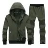 Plus Size 9XL Jogging Suits Men Running Set Fleece Warm Sportswear Running Jacket Tracksuit Sport Suits Gym Workout Clothes 201116