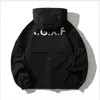 Avril MOMO Nouveau Noir Cargo Vestes Coupe-Vent Hommes Streetwear Tactique Veste Pull Multipoches Mâle Automne À Capuche Manteau 201116