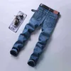 Frühling Herbst 2020 Männer Smart Jeans Business Mode Gerade Regelmäßige Blau Stretch Denim Hosen Klassische Männer Plus Größe 28-40 G0104