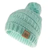 New Kids Knitted Hats Winter Warm Childrens Wool Ball Beanies Fashional Baby Pom Pom Hat Boy and Girl Caps GD1104