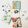 Baby Booket Muslin Bamboo Хлопок Новорожденные Одеяла 60 * 60см Младенческая Платежник Wrap Кормление Бюрп Скатерет Квадратный полотенце 12 Мультяшный Дизайн DW6407