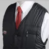 Gilet invernale da uomo Vera pelliccia di pecora Giubbotti corti Addensare tenere al caldo nuovo gilet Cappotto invernale taglie forti in pelle di pecora tosata di alta qualità 201120