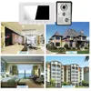 7 tums Wired video Doorbell Inomhusskärm IR-Cut Rainproof Outdoor Camera Visual Intercom Tvåvägs Audio Remote Unlock1