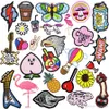 20PCS Random Patches for Clothing Iron on Transfer Applique Patch for Bags Jeans DIY Sew on All Kinds Embroidery Stickers Free Shipping
