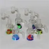 3.2 Inch Roken Glass Reclaim Catcher Adapters 14mm 18mm 45 90 met Quartz Banger Ash Catchers Adapter voor Water Bongs DAB RIG