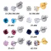 Jetable sûr sans douleur stérile oreille Stud boucle d'oreille Stude Piercing pistolet Piercer outil Kit Machine Kit boucles d'oreilles unités Piercing bijoux 9922111