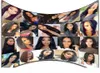 Peruansk mänsklig hårstängning 44 SWISS LACE SOTURES för kvinnor Hårhår med babyhår med babyhår Grått hårstycke6778292