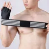 Half Finger Gym Fitness Gloves with Wrist Wrap Support for Women Men Crossfit Workout Power Weight Lifting Equipment Q0108