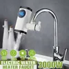 3000w Kuche Kurekt Elektryczny kran podgrzewacza wody Instant Water Digital LCD Wyświetlacz Bez zbiornika Szybka podgrzewanie Woda Krzycz T2204E