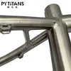 alta qualità PYTITANS Titanium Fat bike frame 26 "197 Hub Snow Bike Frame Materiale in lega di titanio Vendita diretta in fabbrica
