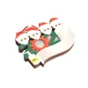 2020 kwarantanna ozdoba świąteczna świecący dekoracja choinki drewniana szczęśliwa rodzina od 1 do 5 Dostosuj wisiorek świąteczny