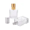 Leeg glas parfumfles verstuiver spray cosmetische flessen kristal transparante vierkante 30ml v2