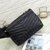 핸드백 여성 Luxurys 디자이너 가방 패션 정품 가죽 여성 고품질 클래식 체인 메신저 Crossbody 32cm 및 25cm YB23 어깨 가방 핸드백 지갑