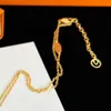 Designer Gold Long Pendant Necklaces For Women Luxurys Designers Bag Necklaces Choker Letter L Fashion Jewelry With Box D2202121Z3373405