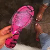 Летние туфли Женские сандалии для женщин 2020 Bling Flat Atlonestone Ladies Beach Sandles Designer Luxury Sandalias Mujer Sandels