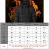 Men's Down & Parkas Men Puffer Parka Winter Jackets Keep Warm Long Coat Hooded Heated Black Cotton Trench USB Thermostat Hiking Clothes