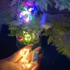 String Light 1M 2M LED -str￤ngar Koppartr￥d Batteriet drivs med julbr￶llopsfest dekoration Fairy Lights