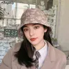 Floral Bucket Hats Women Design Elegant Summer Gentle All-match Sun Shading Japanese Style Fashion Mujer Chic Caps Ulzzang Daily G220311