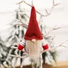 Kerst Handgemaakte Zweedse Gnome Scandinavische Tomte Santa Nisse Nordic Pluche Elf Speelgoed Tafel Ornament Xmas Tree Decoraties JK1910XB