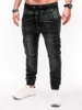 Осень-зима мужские эластичные джинсы деловые повседневные классические модные джинсовые брюки мужские черные синие брюки 220314