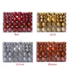 100pcs Ball Christmas Ball Tree pendurada Ornamento Ornamento de Natal Bolas de festas Pacote Decorações de casamento Decoração de Natal para casa 201203