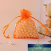 100Pcs Organza Bags Jewelry Packaging Sachet Bags Wedding Event Decoration Supplie 7x9 9x12 10x15 11x16 13x18 15x20 17x23cm