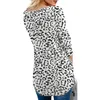 4 färger kvinna T-shirt Höst Vinter Zipper V-Neck Stitching Loose Långärmad Harajuku Vintage estetisk