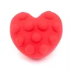 Squeeze Heart Balls Tie Dye Push Bubble Toys Stress Ball Valentine039S Day Gifts Hand Grip Wrist Strengthener Boys Girls1649374