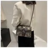 Bolso de mensajero de diseñador Bolsos de hombro de lujo Bolso de cadena de impresión vintage Cross Body para mujer Bolsos de cuero Satchel clutch bear pattern Hebilla de herradura HBP