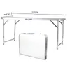 1.2 m Outdoor Portable Aluminum foldable sets camping picnic suitcase folding table