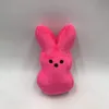 Party Supplies Easter Peeps Plush Toys For Kids Fyled Soft Rabbit Plush Doll Cute Cartoon 15cm Easter Bunny Plush Doll Zza35033790348