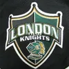 Homens reais Real completo bordado # 93 Mitch Marner Londres Knights OHL Autêntico Terceiro Edge 2.07287 ou Personalizado Qualquer nome ou Número Jersey Hóquei