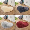 Love Heart Shaped Carpets Large Living Room Imitation Wool Plush Pure Color Rug Fashion Sofa Cushion New Arrival 21xb3 J2