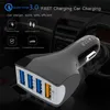 Universal USB Car Adapter Charger QC3.0 CE FCC ROHS Car Quick Charge 5V 3A Fast Charging for iPhone 13 Pro Max izeso