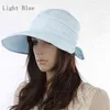 2020 Женщины Мода Солнца Шляпа Открытый Летний Пляж Праздник Дамы Бантик БОЛЬШОЙ БИЗОРСКИЙ КОМПЛЕКС Sun Hat Sombreros de Mujer G220301