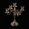 Bronze Candélabre Métal 5 bras / 3 bras Bougeoirs Décoration De Mariage Chandeliers Événement Bougie Stand Table Pièce Maîtresse Y200109