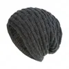 Women Men Winter Warm Beanie Hats Cable Knit Fleece Lining Ski Skull Cap Slouchy Thick Caps Outdoor Sport Wool Hat8142201