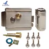 Smart Lock Electric Gate 12V med dubbla cylinderlås för grindar Solid Brass Hock Roll Iron Wooden Door Lock1