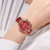 Conjunto de reloj de lujo para mujer, 6 piezas, magnético, cielo estrellado, mujer, cuarzo, relojes de pulsera, moda femenina