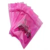 2000 pcs/lot 8*12 cm/12x18 cm bleu rose Transparent coloré sac fruits tisane Snack joint sac matériel cadeau sac en plastique livraison DHL gratuite