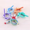 다채로운 매직 벤디 유연한 연필 지우개 학생 펜 카와이 학교 크리스마스 편지지 쓰기 용품
