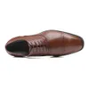 Fatti a mano in pelle piatta Oxs LaceUp Business formale scarpe da uomo scarpe Y200420