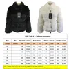 ZADORIN Moda Abrigo de invierno Mujeres de lujo Faux Fox Fur Coat Plus Tamaño Mujeres Stand Cuello de piel Manga larga Chaqueta de piel sintética Fourrure 201029