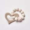 12Styles 아기 간호 나무 Teether 실리콘 비즈 젖니 나무 딸랑이 장난감 만화 동물 Teether 팔찌 간호 장난감 M3017을 팔찌