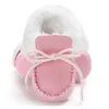 Nouveaux bébés garçons filles bottes de neige hivernales nouveau-nés chauds premier walker chaussures softs semelles antidérapant les baskets de mocassins pour nourrissons antidérapants 0-18 mois