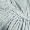 カイリーピンクの女性プリーツマキシスカート2020トレンドファッションビンテージシニーソリッドガールズハイウエストビーチロングシルクプリーツミディスカートT200712
