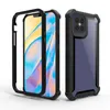 360 Corpo Full Bumper Capas de Telefone Pesado Duro Duro Defender Cristal para iPhone 13 Pro Max 12 11 XR XS Capa protetora acrílica