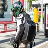 Motorradtasche Schulter Reise Helm Rucksack wasserdichte Hartschale Kohlefaser Herren