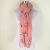 Scarves 10st / Lot Mode Kvinnor Penguin Scarf Animal Prints Long Shawl Lady Stripe i Four Seasons1